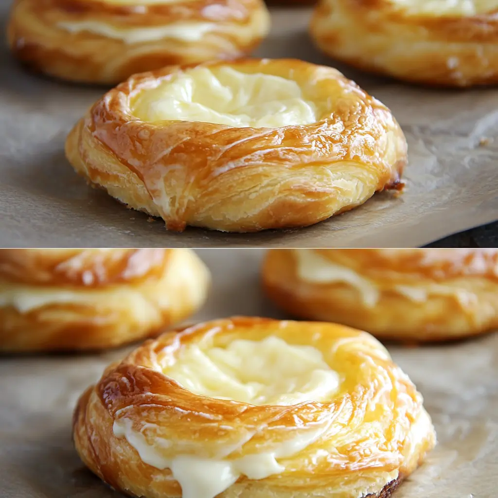 Hawaiianische Frischkäse-Danishes