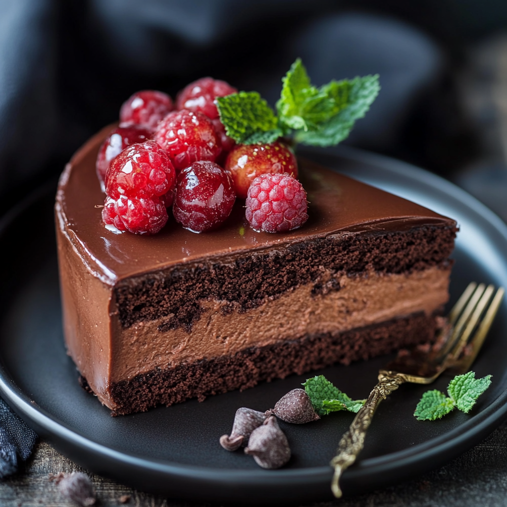 Schokoladen-Mousse-Torte