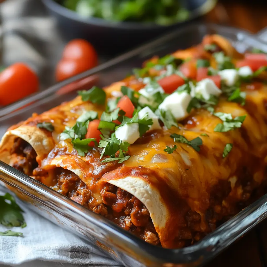 Rinder Enchiladas Rezept