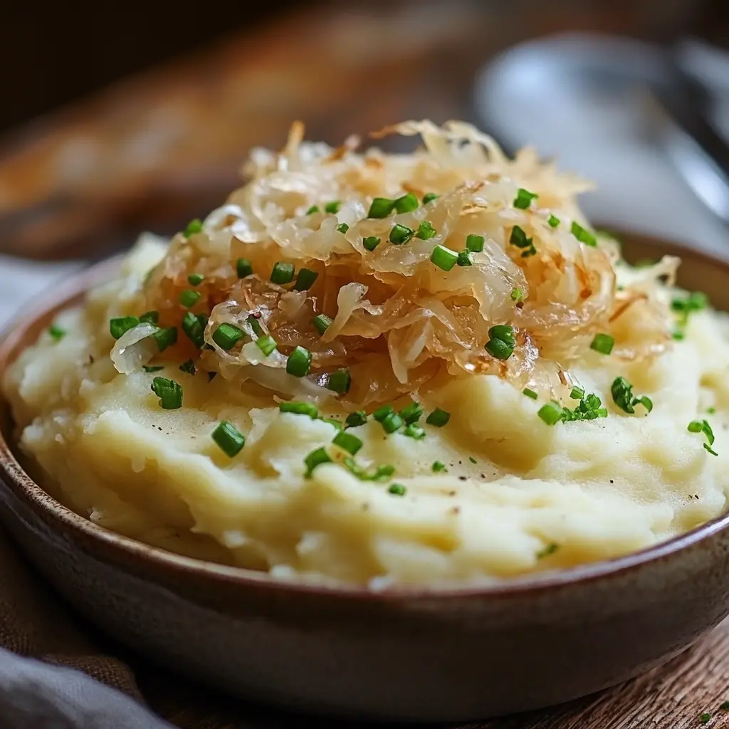 Kartoffelpüree und Sauerkraut